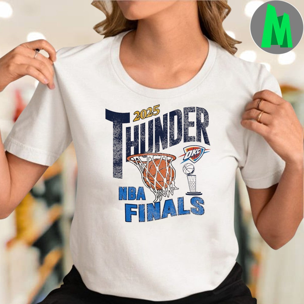 OKC Thunder 2025 NBA Finals Logo Shirt