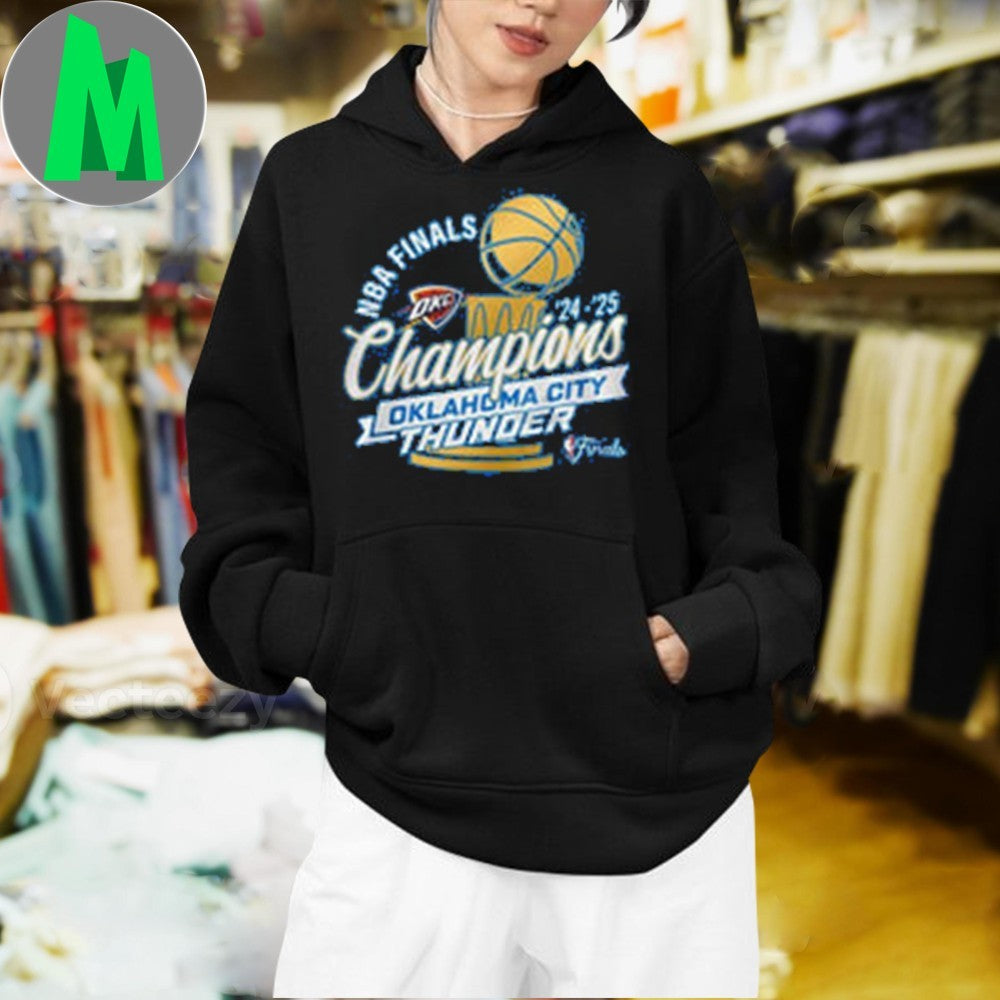 OKC Thunder 2025 NBA National Basketball Association Champions Roster Graphic T-Shirt