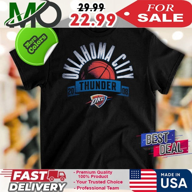Oklahoma City Thunder ’90s Vintage Style Graphic T-Shirt