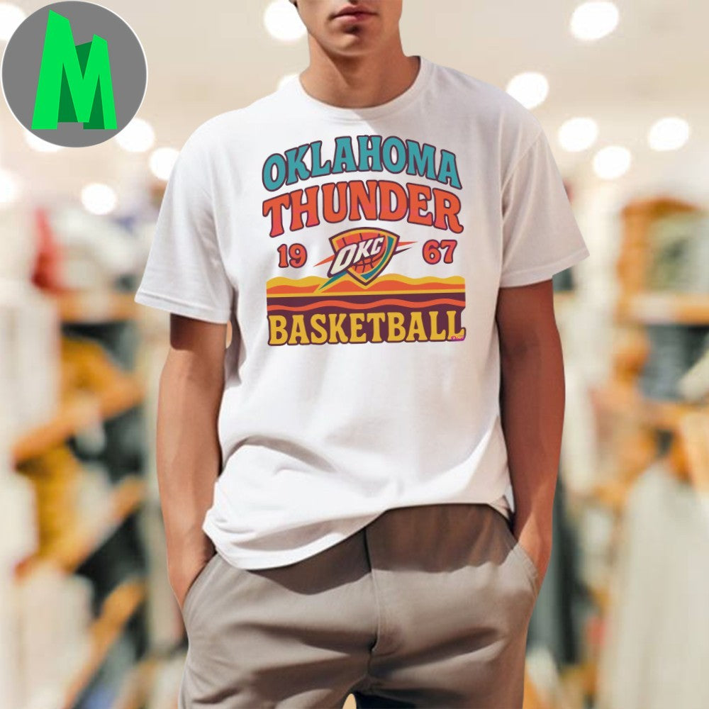 Oklahoma City Thunder Retro Basketball Vintage Game Day Shirt