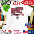 Oklahoma Sooners Softball Women’s College World Series Stripe Logo Fan Shirt