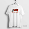 Official Peace Love Orioles Baltimore Baseball Fan Graphic