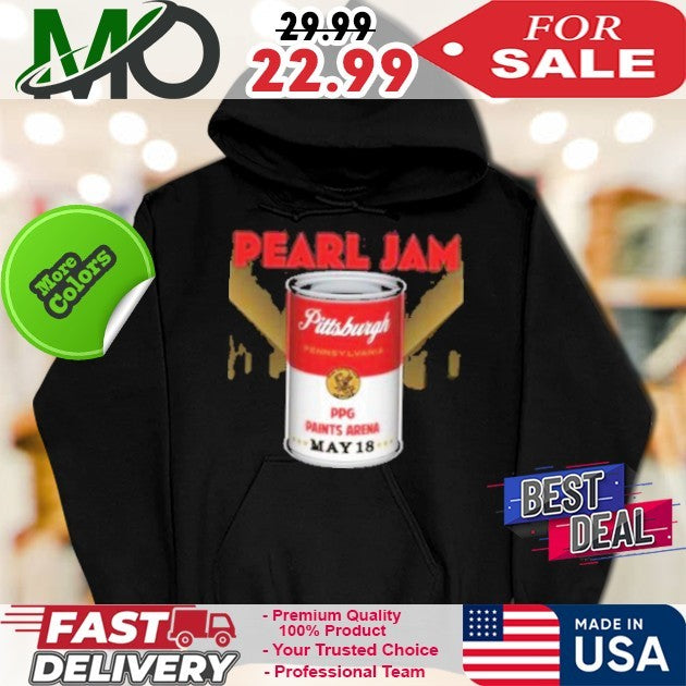 Pearl Jam Night 2 Pittsburgh PA Event Tee On May 18th Dark Matter Tour 2025 At PPG Shirt