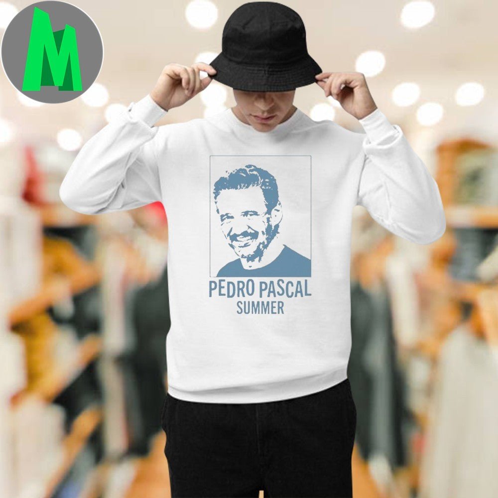 Pedro Pascal Summer Actor Graphic T-Shirt