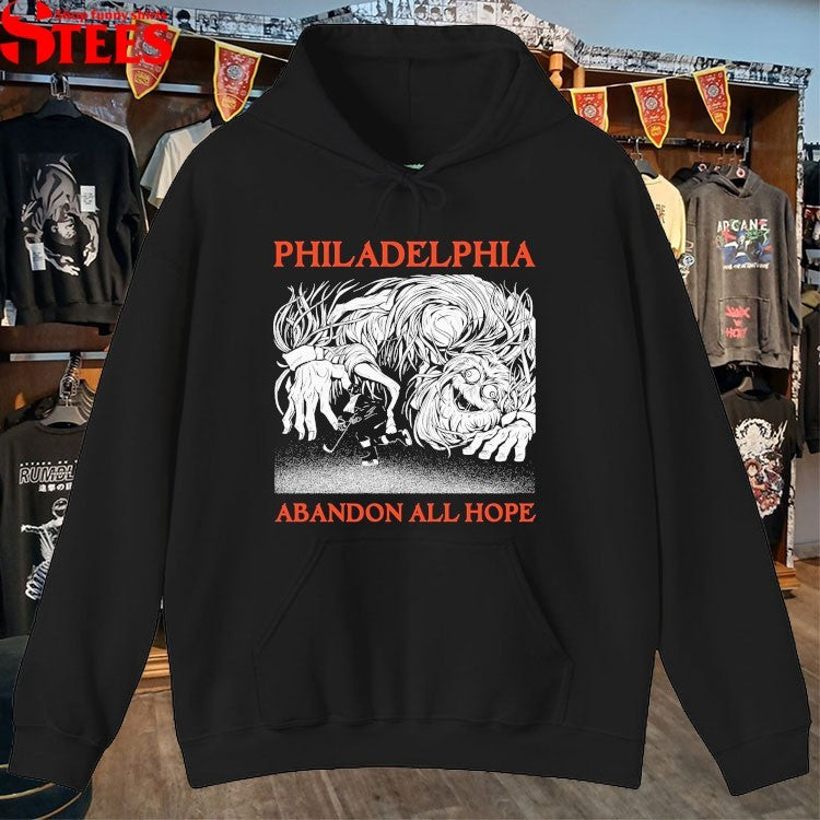 Philadelphia Flyers Abandon All Hope Gritty Mascot T-shirts