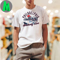 Philly USA Philadelphia Skyline T-Shirt Brotherly Love City Graphic Tee Fan Souvenir Apparel White