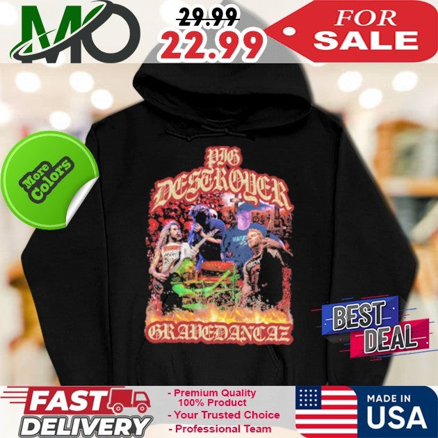 Pig Destroyer Gravedancer Metal Band Music Shirt