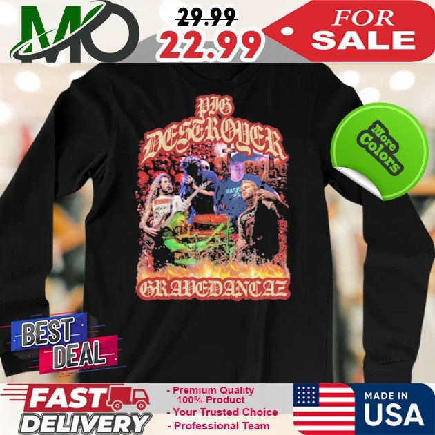 Pig Destroyer Gravedancer Metal Band Music Shirt