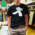 Pixelated Mermaid Legs Converse Shoes Graphic T-Shirt