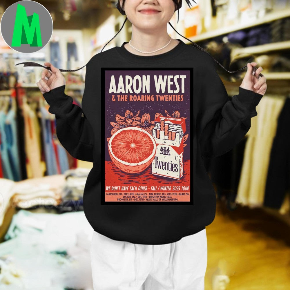 Poster 2025 Aaron West & The Roaring Twenties Fall Winner Tour Shirt