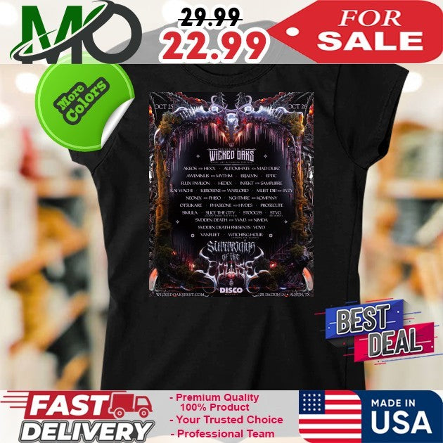 Presented At Wicked Daks Music Art And Camping Festival Shirt