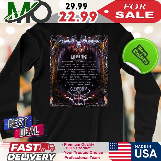 Presented At Wicked Daks Music Art And Camping Festival Shirt