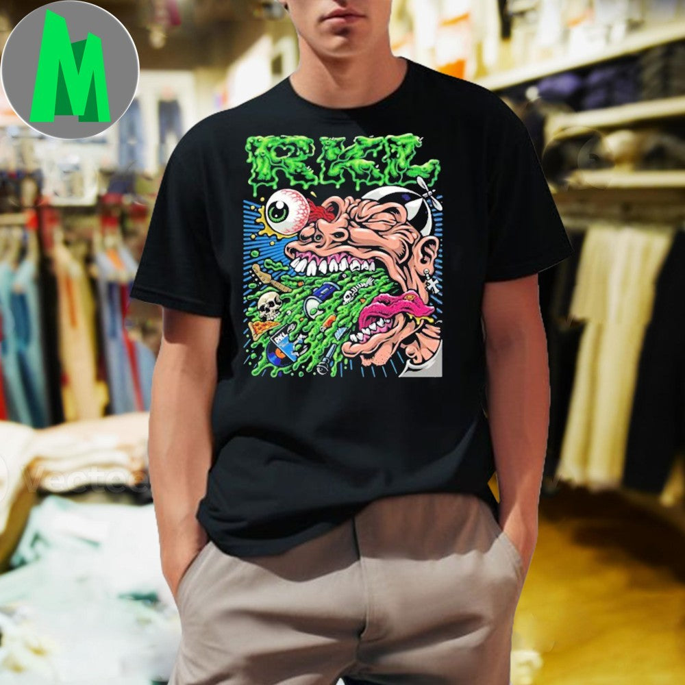 RKL Rich Kids On LSD Vomit Punk Rock Graphic T-Shirt