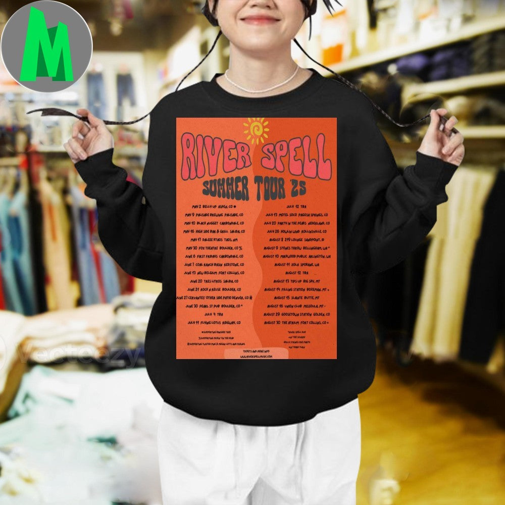 River Spell Summer Tour 2025 Poster Shirt