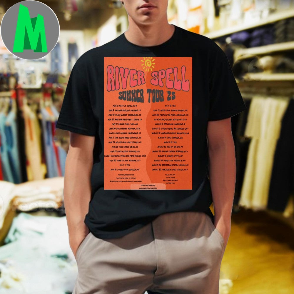 River Spell Summer Tour 2025 Poster Shirt