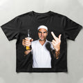 Roger Federer Smoking And Middle Finger Shirt