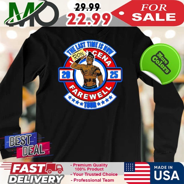Ron Cena The Last Time Is Now Farewell Tour 2025 Commemorative Shirt