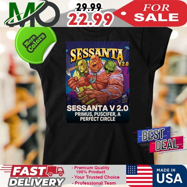Sessanta V2.0 Sessanta V2.0 Primus Puscifer A Perfect Circle Shirt