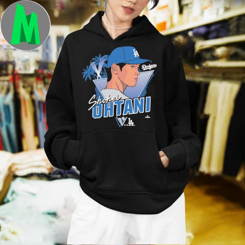 Shohei Ohtani Los Angeles Dodgers Caricature Fan T-Shirt