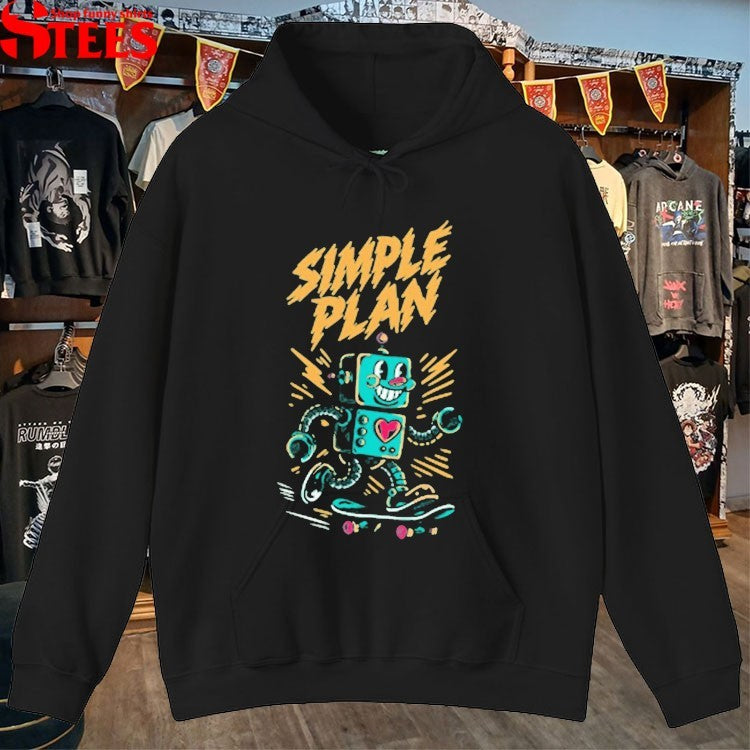 Simple Plan Robot T-shirts