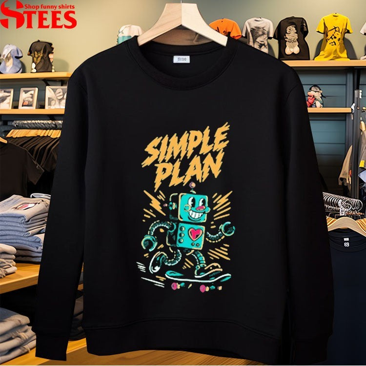 Simple Plan Robot T-shirts
