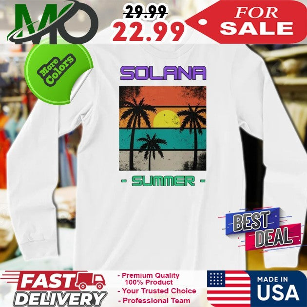 Solana Summer Crypto Shirt