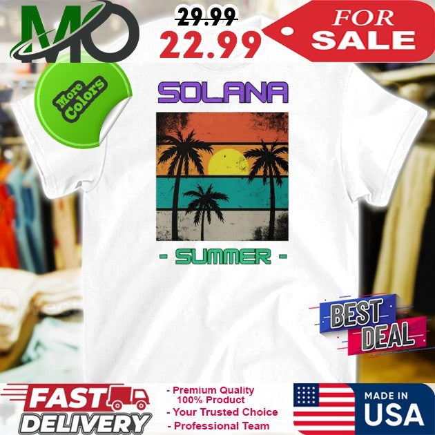 Solana Summer Crypto Shirt