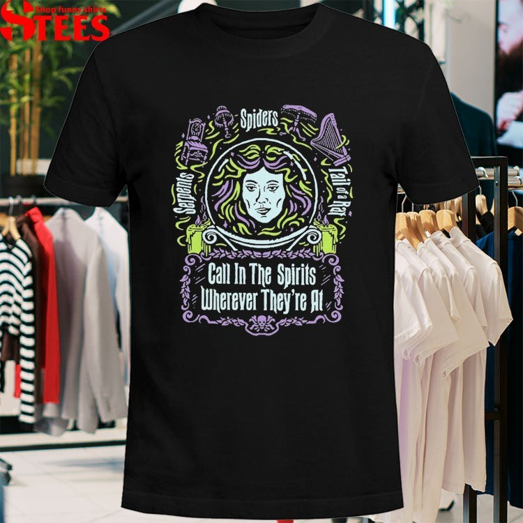Spiders Call In The Spirits Wherever They’re At Regions Beyond Halloween T-shirts