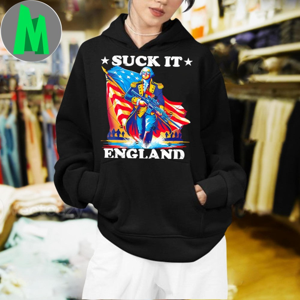 Suck It England Funny George Washington 1776 Shirt