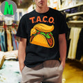 T.A.C.O. Trump Always Chickens Out Political Graphic T-Shirt Anti-Trump Humor Apparel