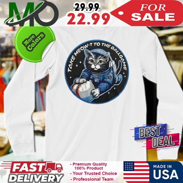 Take Meow-T To The Ballgame Rocket City Trash Pandas Cat Night Special Edition Shirt