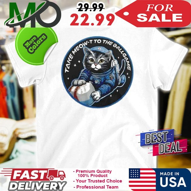 Take Meow-T To The Ballgame Rocket City Trash Pandas Cat Night Special Edition Shirt