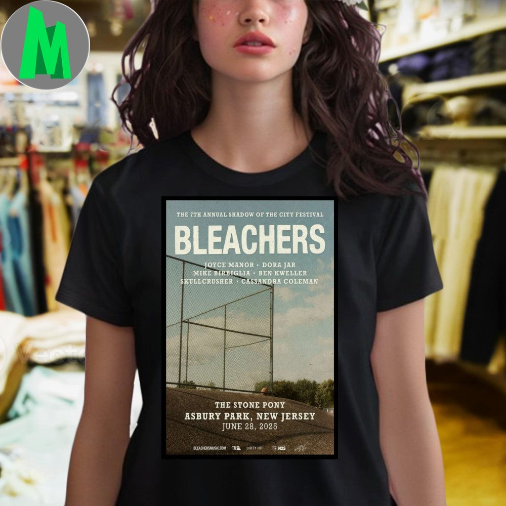 The 7th Annual Shadow Of The City Festival Bleachers Stone Pony Summer Stage, Asbury Park, NJ June 28, 2025 Poster Shirt