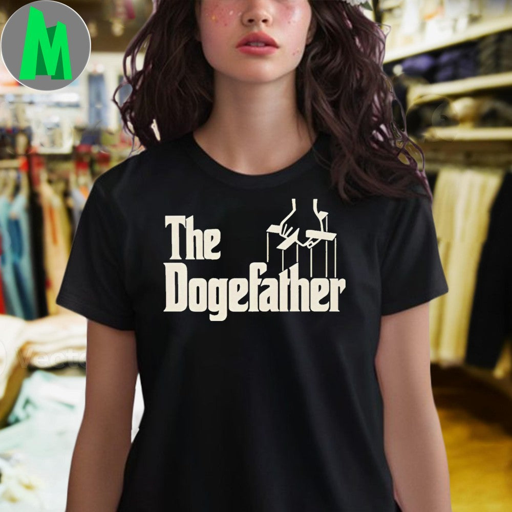 The Dogefather Cryptocurrency T-Shirt Dogecoin Inspired Humor Graphic Tee