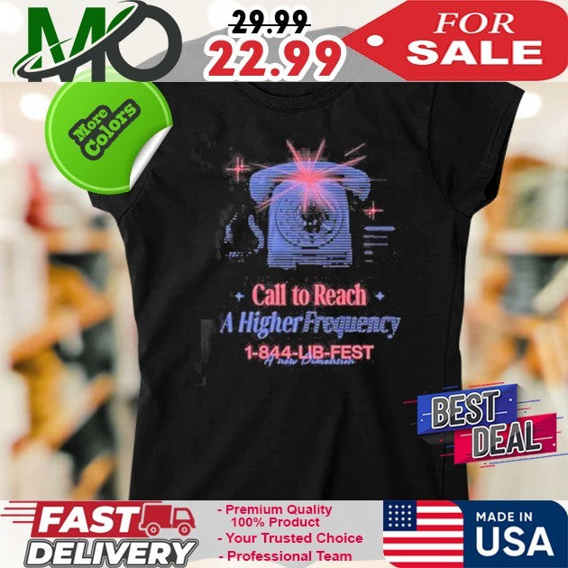 The Dolab Merch Lib 2025 Higher Frequency Hotline Shirt