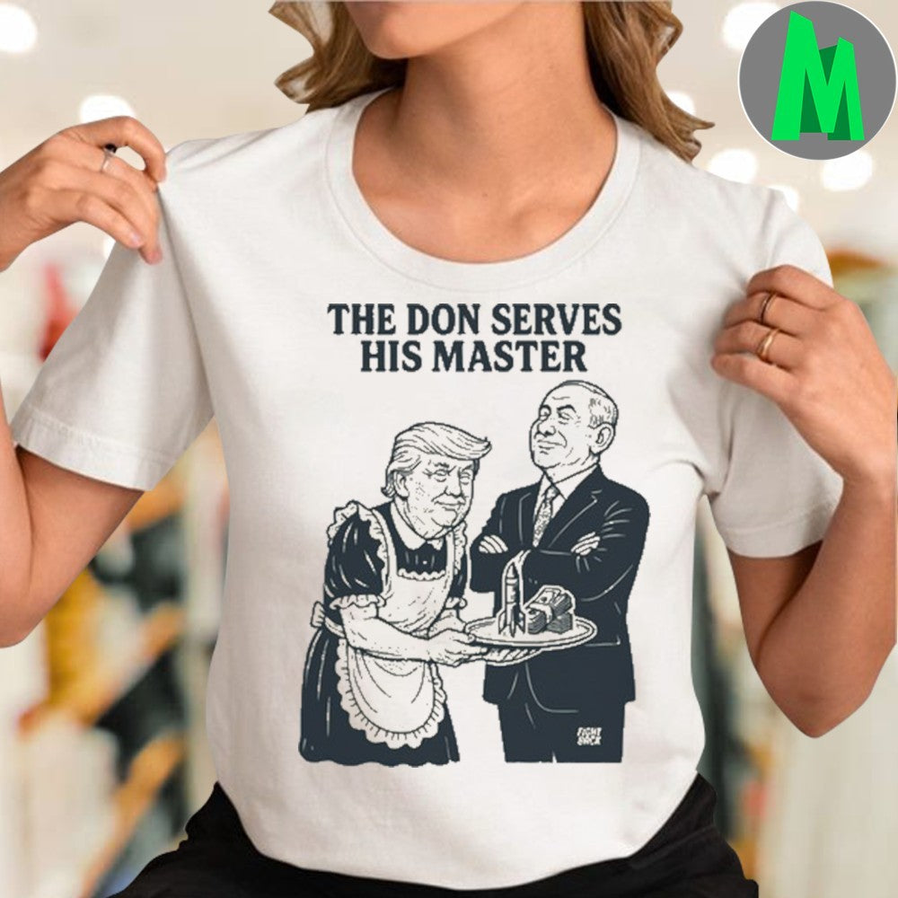 The Don Serves His Master Political Satire Graphic T-Shirt