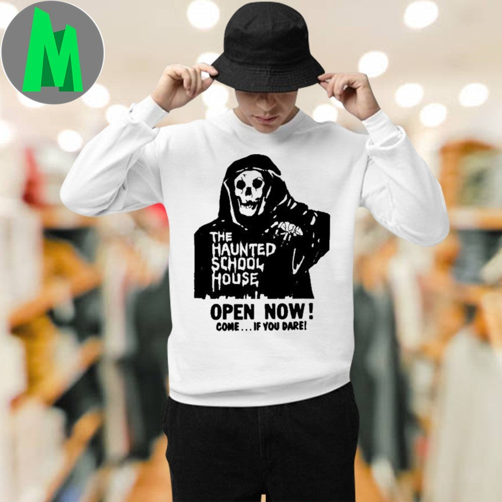 The Haunted School House Grim Reaper Horror Shirt