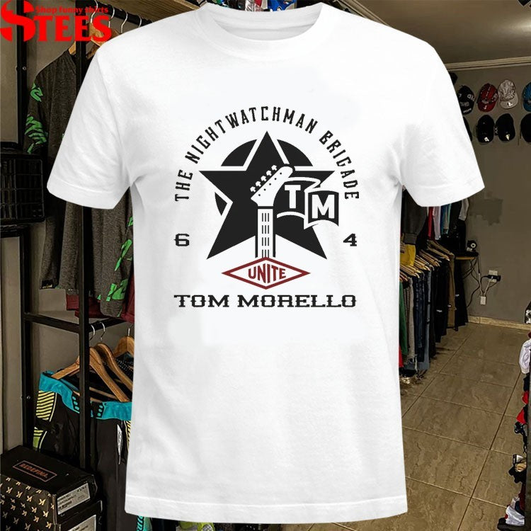 Tom Morello The Nightwatchman Brigade Unite Star T-shirts