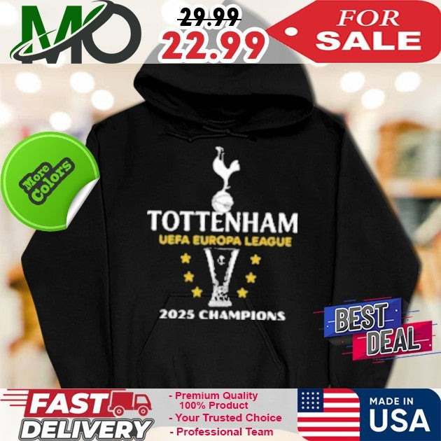 Tottenham Hotspur UEFA Europa League Champions 2025 Commemorative Fan Shirt