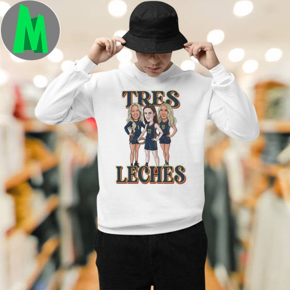 Tres Leches Basketball Players Cartoon Shirt