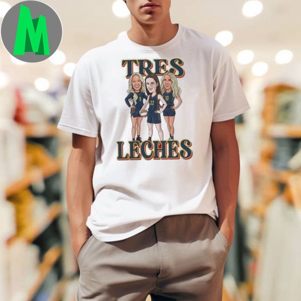 Tres Leches Basketball Players Cartoon Shirt