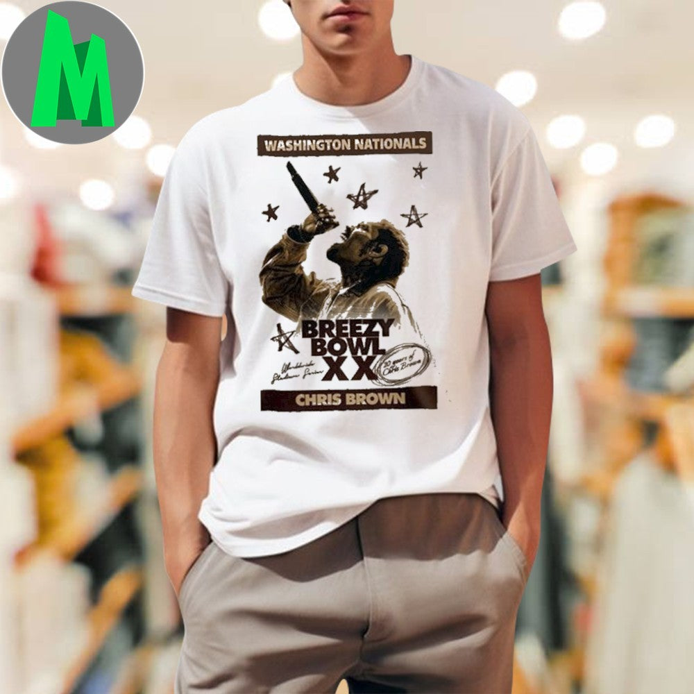 Washington Nationals Chris Brown Breezy Bowl XX Graphic T-Shirt