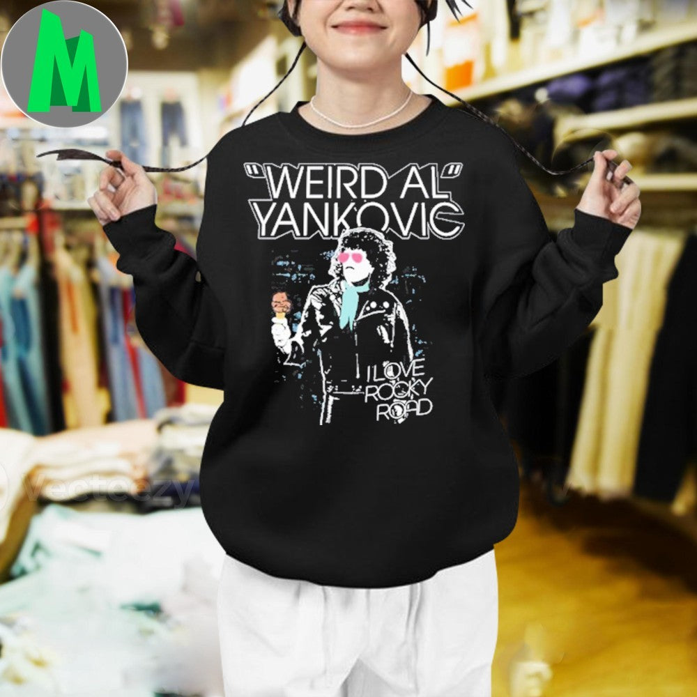 Weird Al Yankovic I Love Rocky Road Ice Cream Shirt
