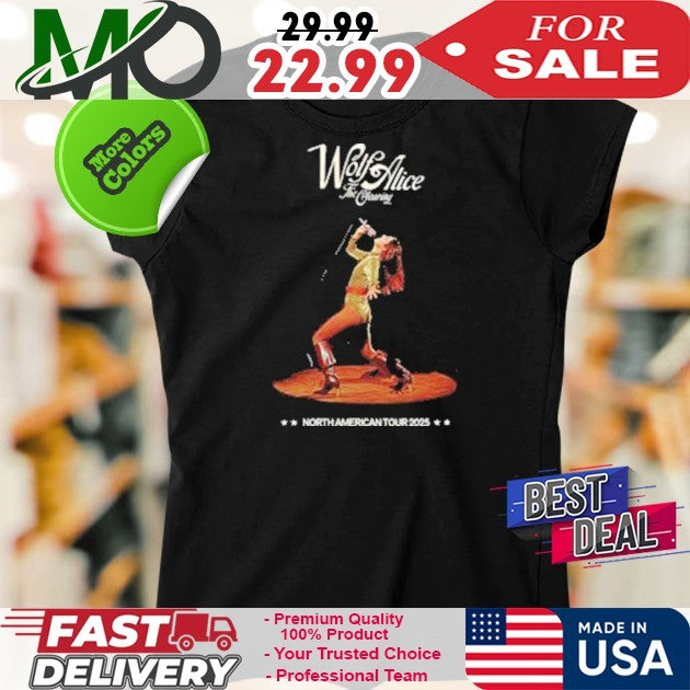 Wolf Alice The Clearing 2025 Tour Dates In North American Shirt