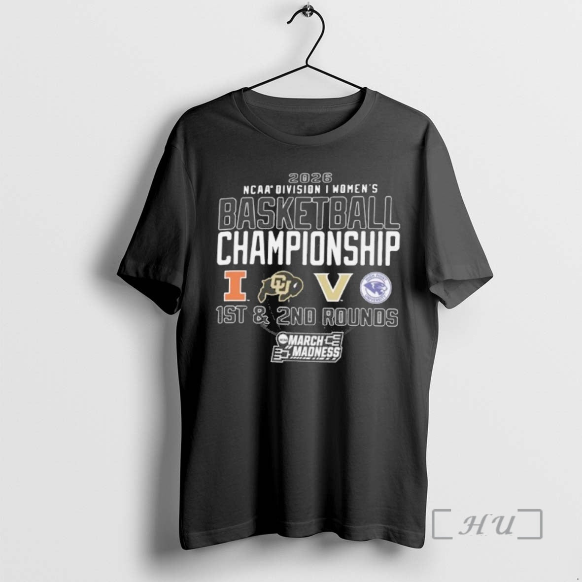 Officials 1st 2nd Rounds 2026 Ncaa Di Womens Basketball Championship Nashville Tn Premium T Shirts