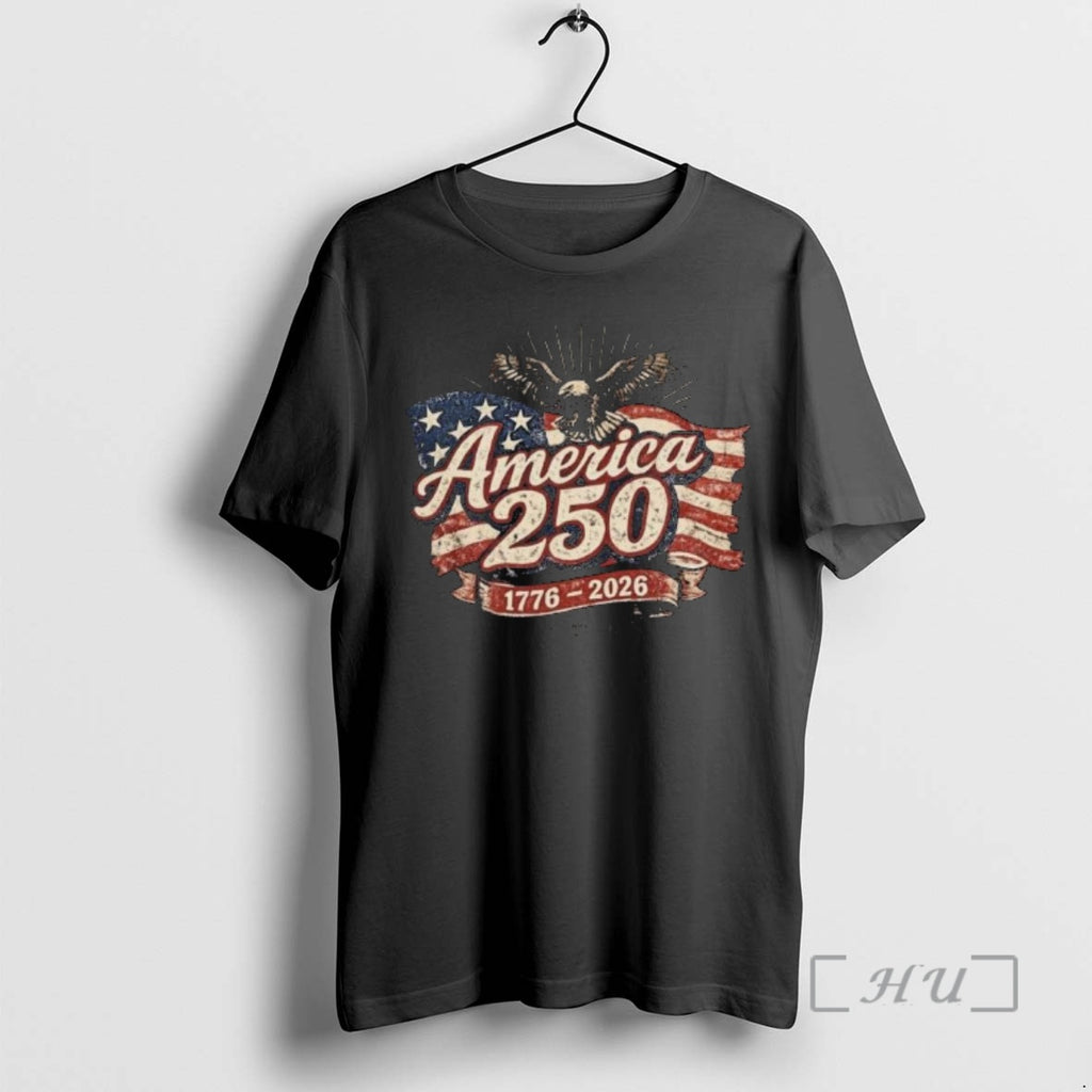 Officials 250 Years Of American Freedom Vintage Eagle Graphic Rocks