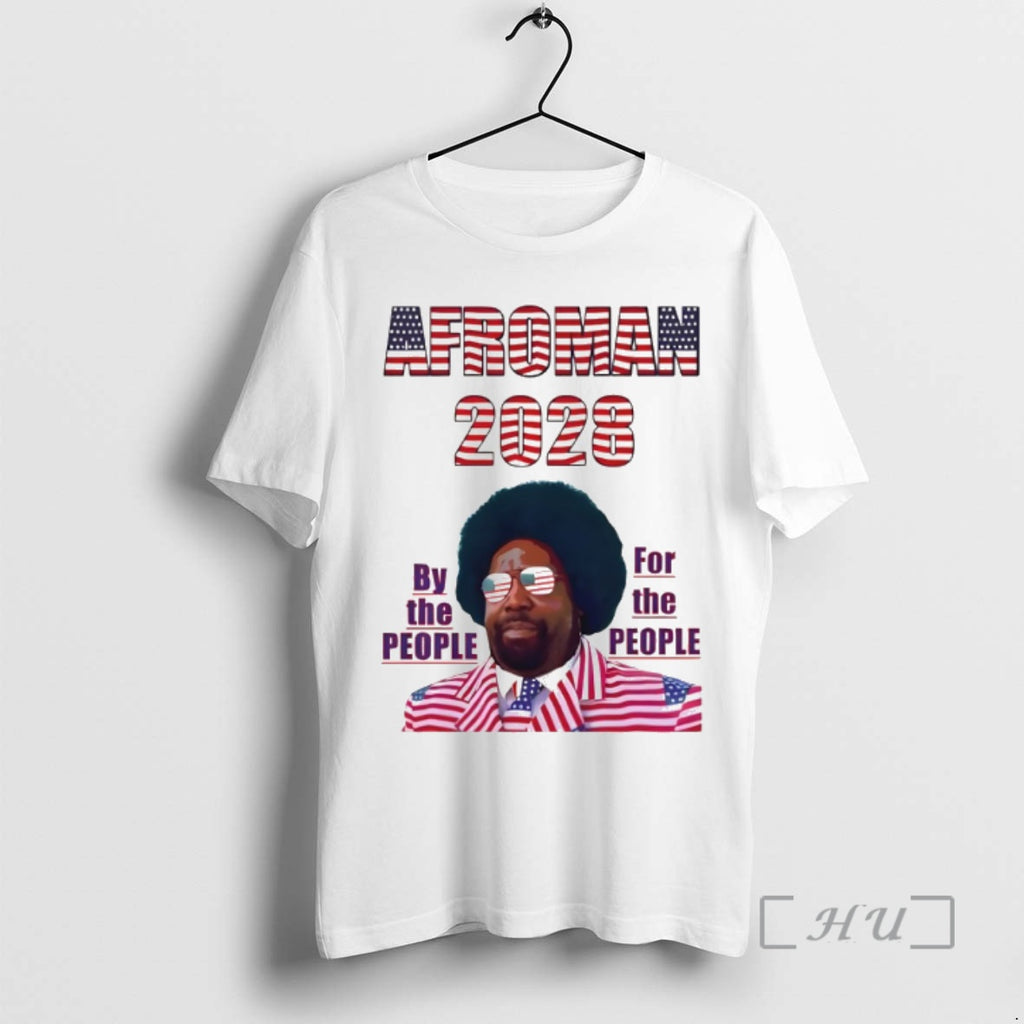 Officials Afroman 2028 By The People For The People American Flag Premium T Shirts Sweater