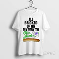 Officials All Bricked Up On My Way To Olive Garden Breadstick Grapes Premium T Shirts