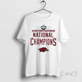 Officials Arkansas Razorbacks 2026 Ncaa Mens Indoor Track Field National Champions Premium T Shirts Sweater