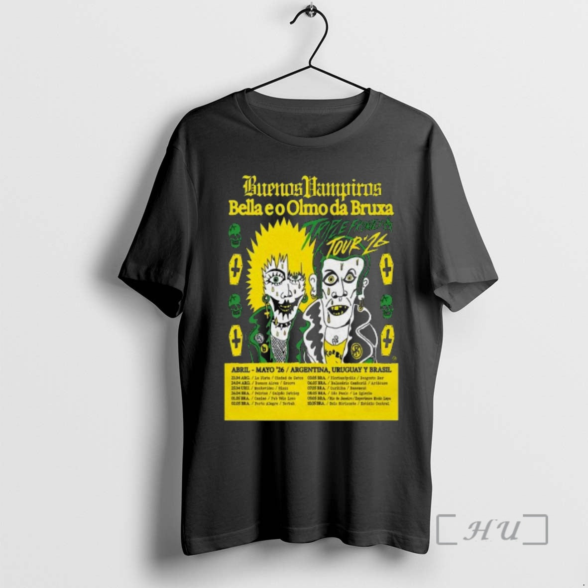Officials Buenos Vampiros April May 2026 Tour Argentina Uruguay And Brazil Premium T Shirts Sweater